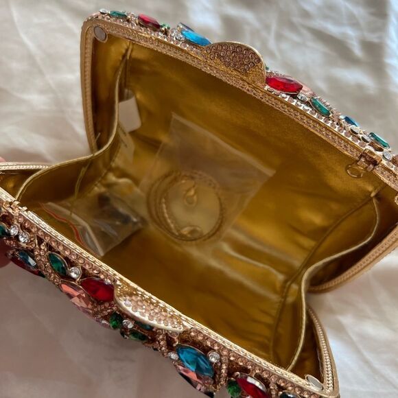 Multicolor Gemstone Clutch - Picture 6 of 6